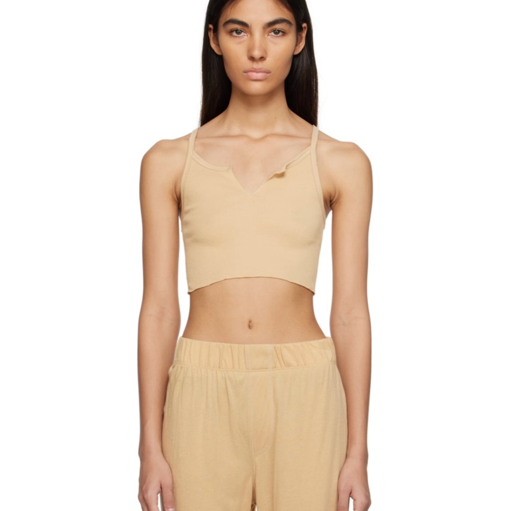 Eterne Beige Cropped Tank. Size Medium. New with tags
